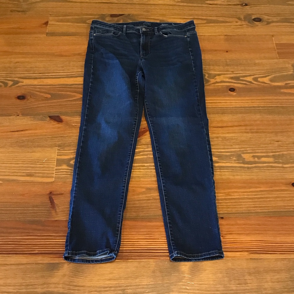 J. Jill Dark Blue Skinny Jeans